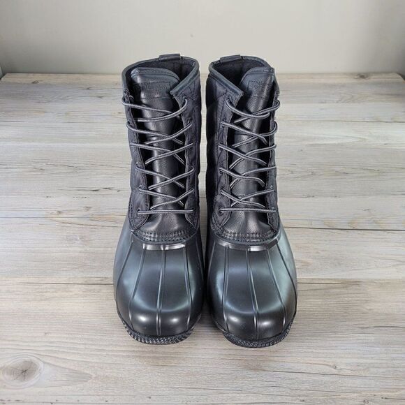 Sperry Black Saltwater Duck Boots Sz 8.5 main image 6